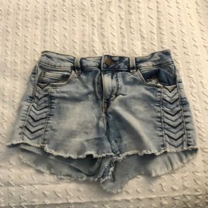 Denim shorts